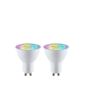 Kit x 2 Bombillos LED GU10 RGB VTA+ Smart Home