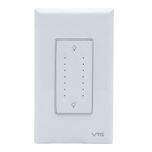 Interruptor pulsador doble dimerizable Switch IOT VTA Smart Home