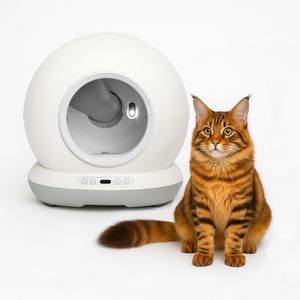 Arenero Inteligente QITT VTA+ para Gatos con Limpieza Automática y Control por App