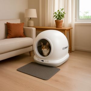 Arenero Inteligente QITT VTA+ para Gatos con Limpieza Automática y Control por App
