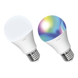 Kit de Bombillos LED WiFi Bulb A19 VTA+ RGB &amp; CCT 9W