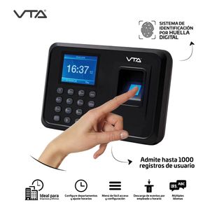 Control de Acceso Biométrico VTA 10.000 Registros