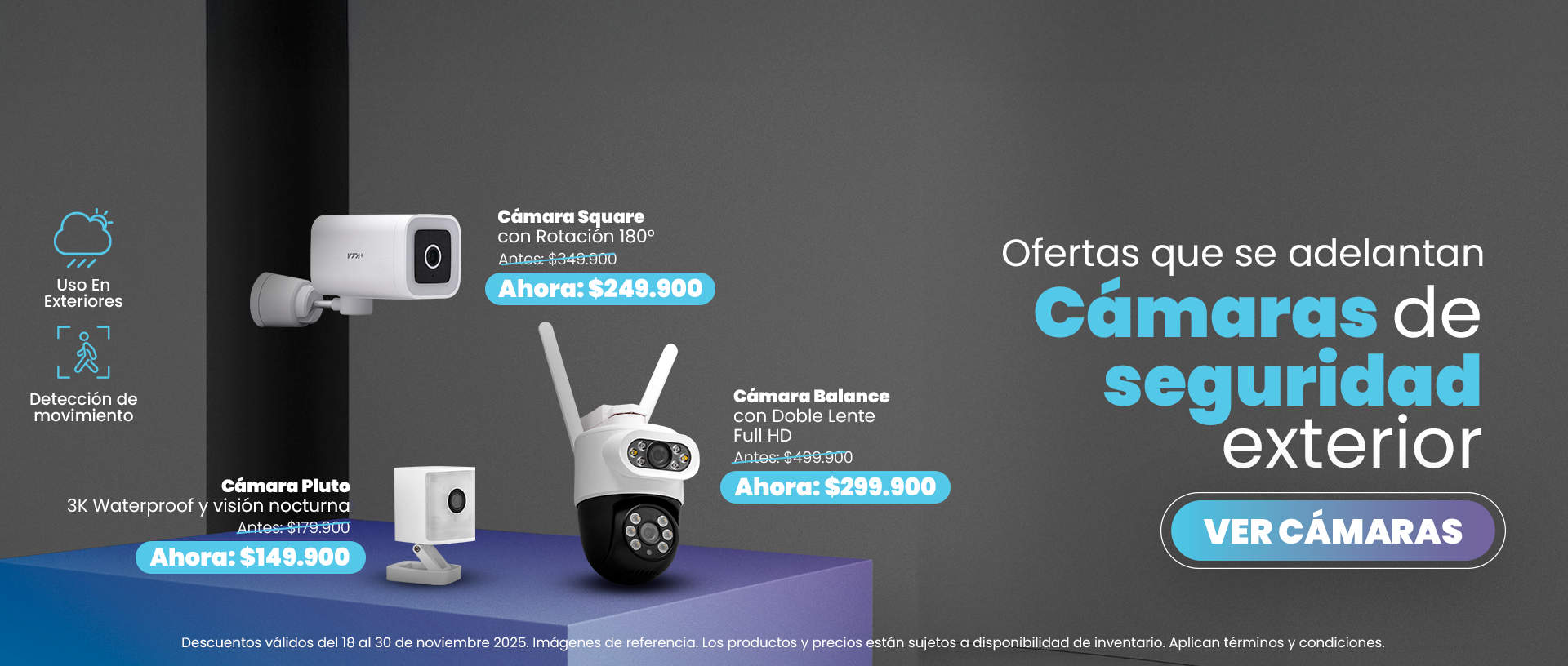 Cámaras de seguridad exterior