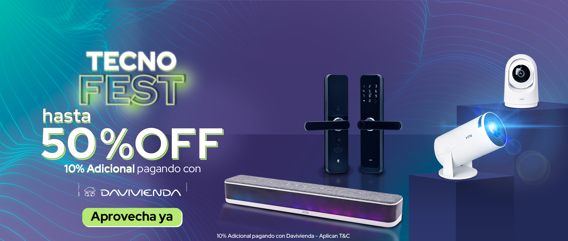 Descuentos en tecnología de hasta 5% menos 