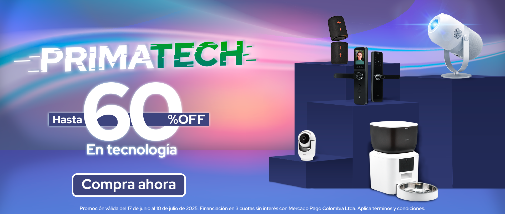 Descuentos en tecnología de hasta 60% menos 